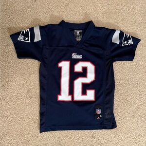 NFL Patriots Youth Navy Jersey